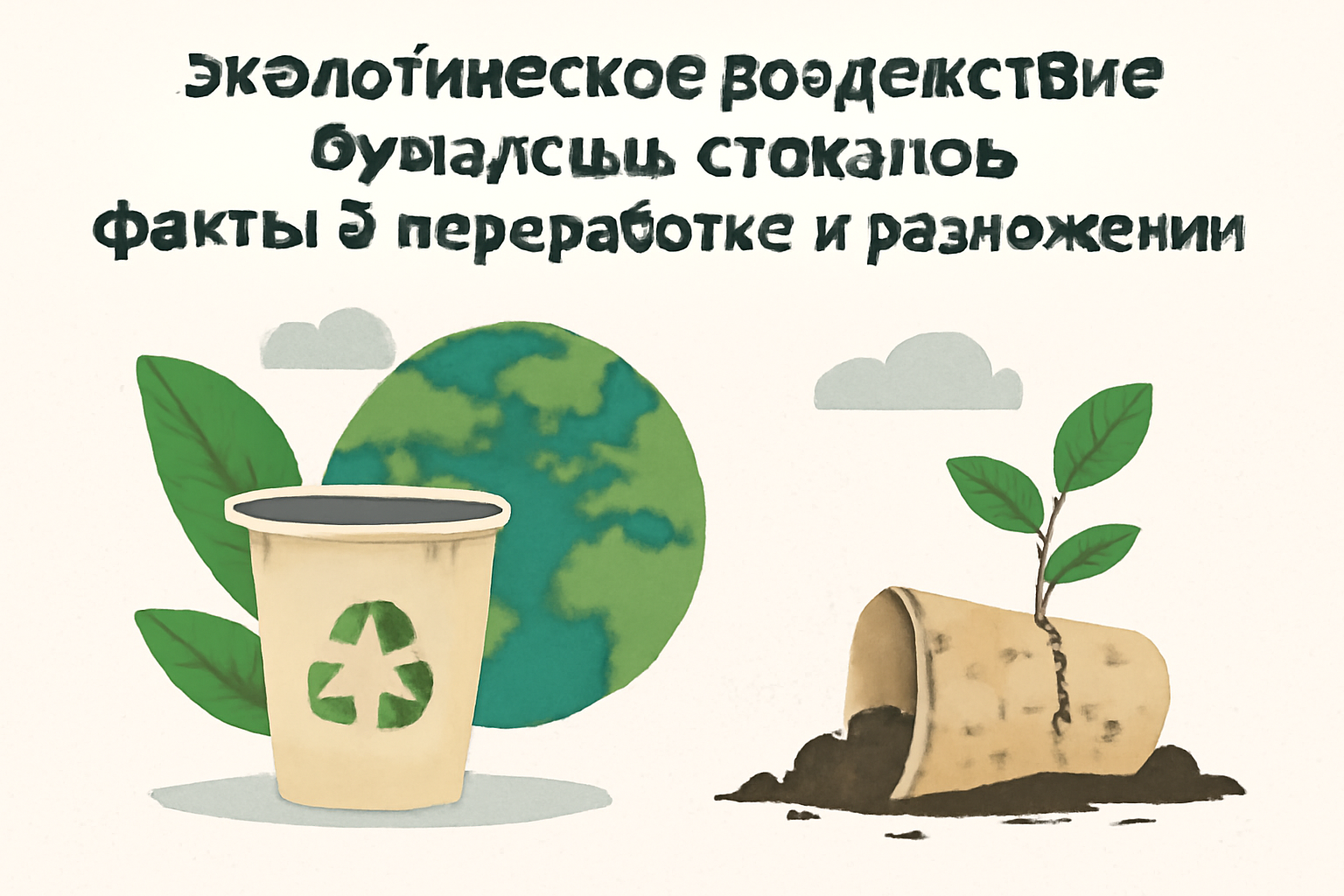 Экологическое воздействие бумажных стаканов: факты о переработке и разложении