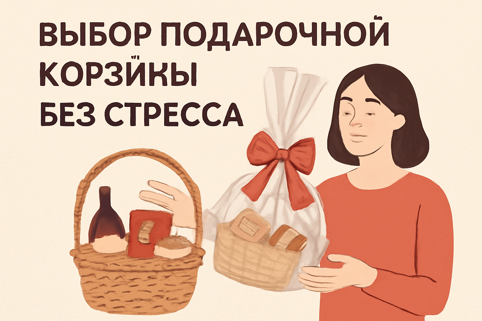 Выбор подарочной корзины без стресса