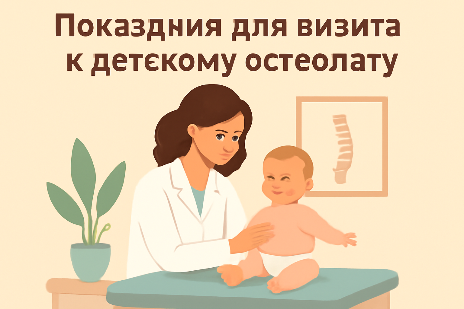 Показания для визита к детскому остеопату