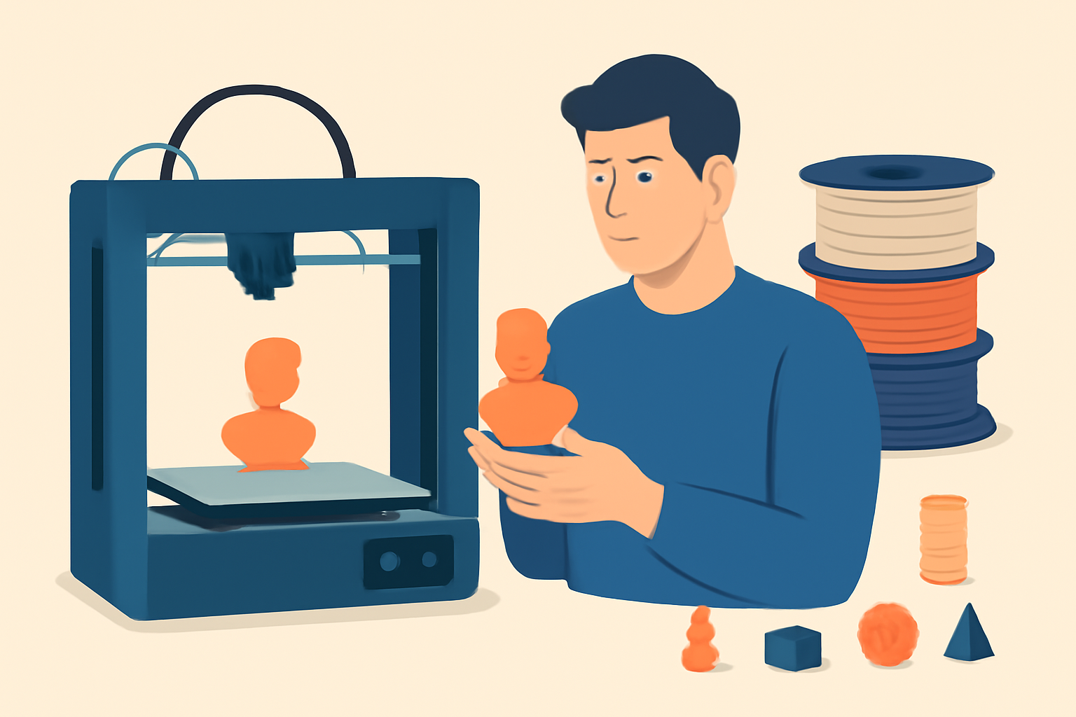 Выбор материалов для 3D печати фигурок: что использовать и почему